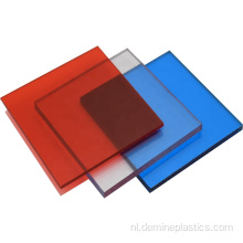 Polycarbonaat plaat afdekplaat effen kleur kunststof plaat